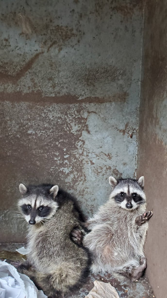 两个浣熊图片下载