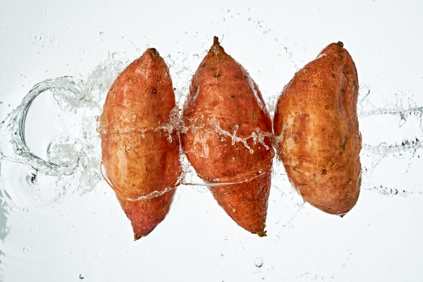 高速摄影红薯水花图片下载