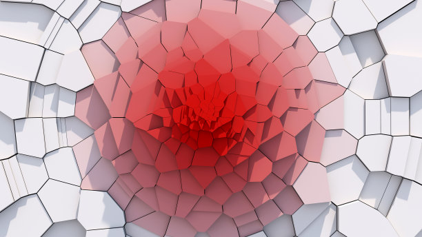 红白纹理表面。抽象插图，3d渲染，顶视图。图片下载