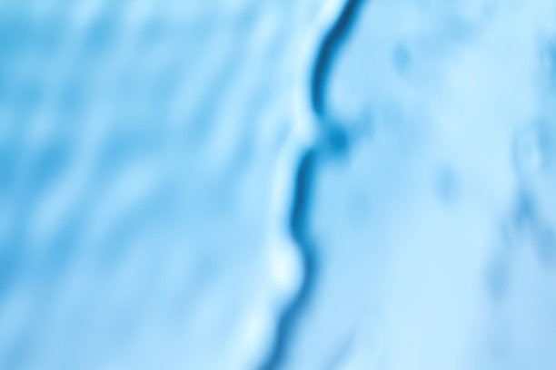 圆形讲台上的蓝色背景场景水波阴影图片下载