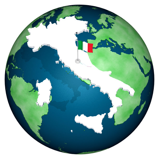 意大利世界国旗背景图片下载