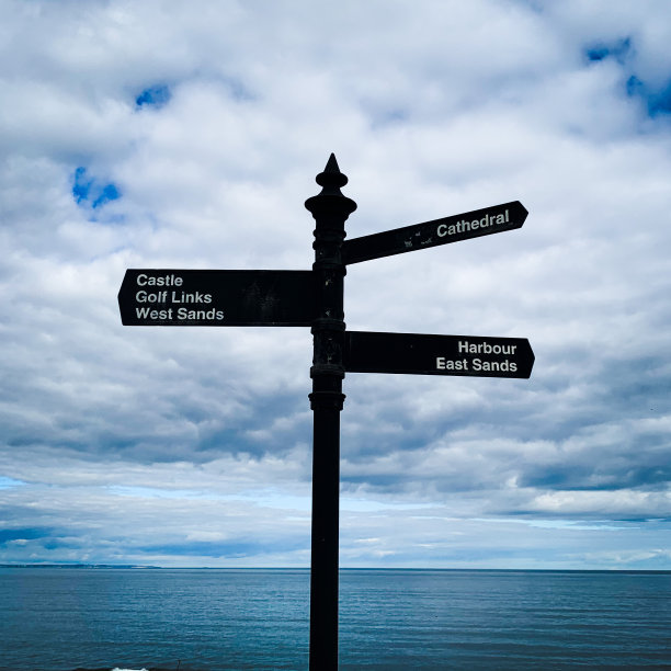 圣安德鲁斯路标图片下载