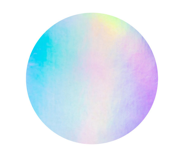 空白圆形胶粘剂全息箔贴纸标签孤立在白色背景图片下载