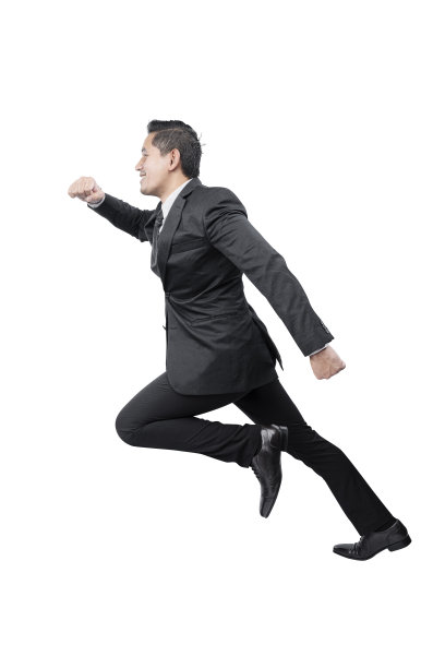 亚洲商人跑图片下载