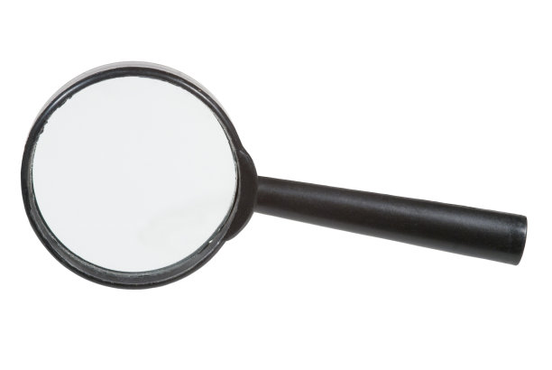 白色放大镜图片下载
