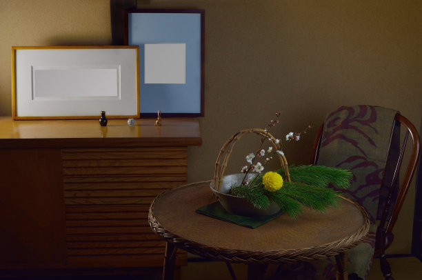 家居装饰在日本风格的房间图片下载