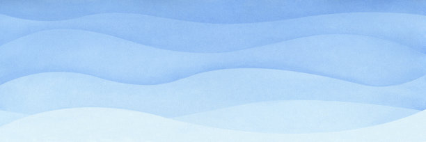 抽象艺术背景海军蓝蓝色。水彩画在纹理纸与蓝绿色图案的海浪。抽象艺术背景与蓝色波浪线作为梯度。图片下载