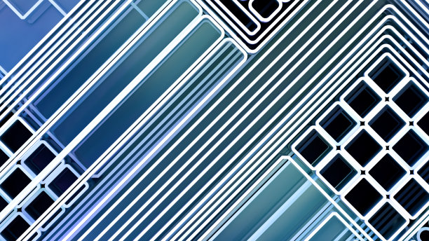 抽象几何形状的霓虹灯背景图片下载