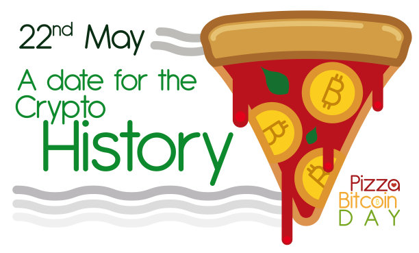 纪念披萨比特币日的硬币披萨和Steam图片下载