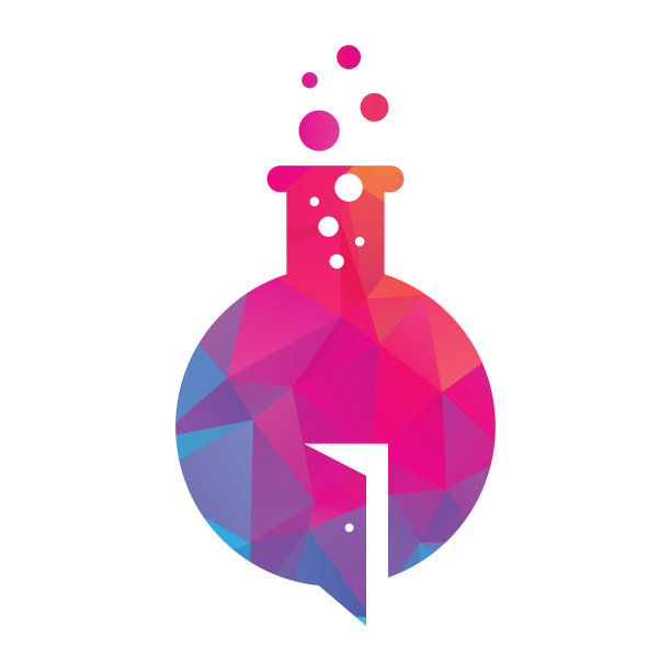 实验室房间矢量标志模板。图片下载