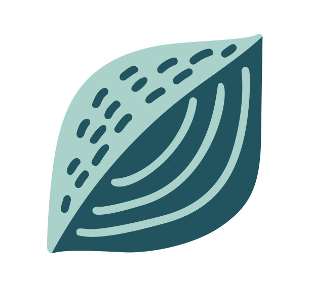 绝妙的70年代嬉皮士春天矢量叶子印花。正面花卉插图。美学平融有机Groovy嬉皮搞笑波西米亚民族风格。淡绿色调色板图片下载