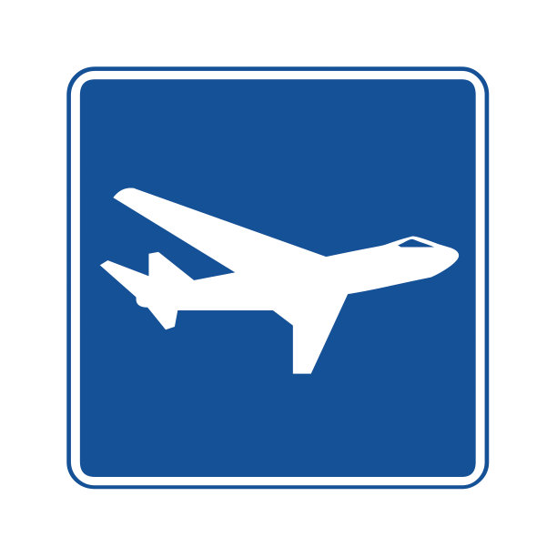 机场航站楼符号象形图图片下载