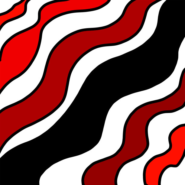 面料上以红栗色为波浪流动的运动纹理，平滑的纹理设计图片下载