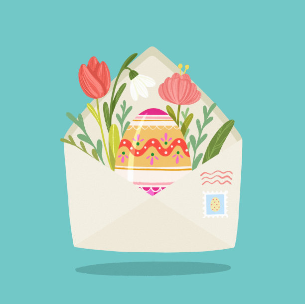 复活节的信图片下载