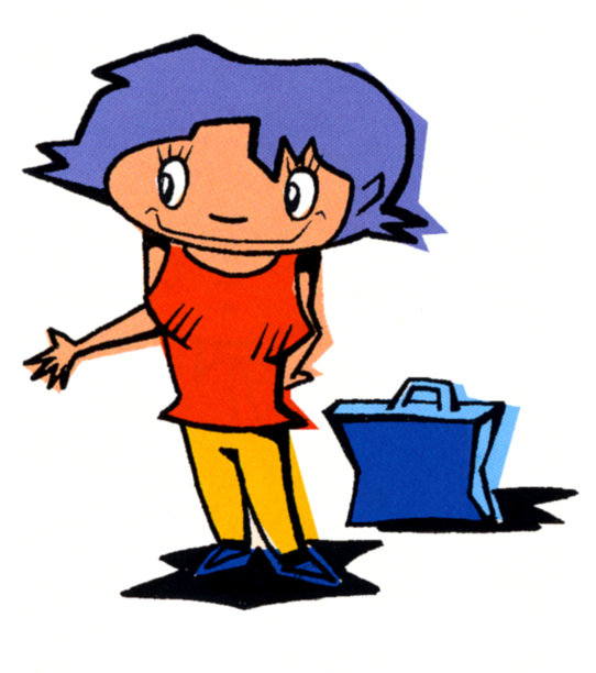 拎着行李箱的女孩图片下载