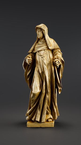 赫克伯恩的圣梅奇蒂尔德雕像。3d渲染图片下载