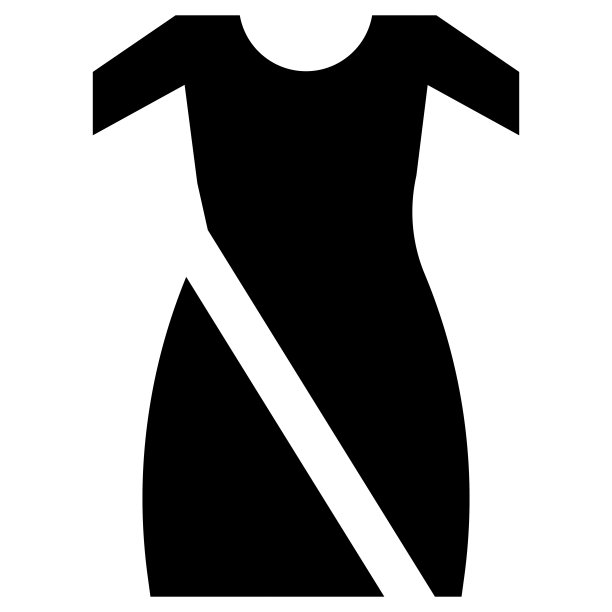 晚礼服图标(矢量图形)图片下载