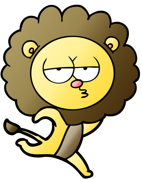 卡通跑狮图片下载