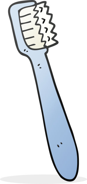 手绘卡通牙刷图片下载