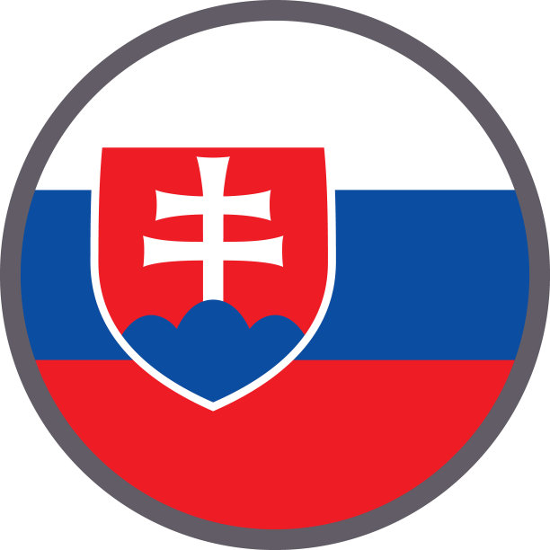 斯洛伐克国旗图标矢量素材图片下载