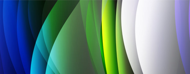 新潮简单的流体色彩梯度抽象图片下载