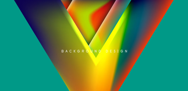 抽象烘焙与重叠三角形和图片下载