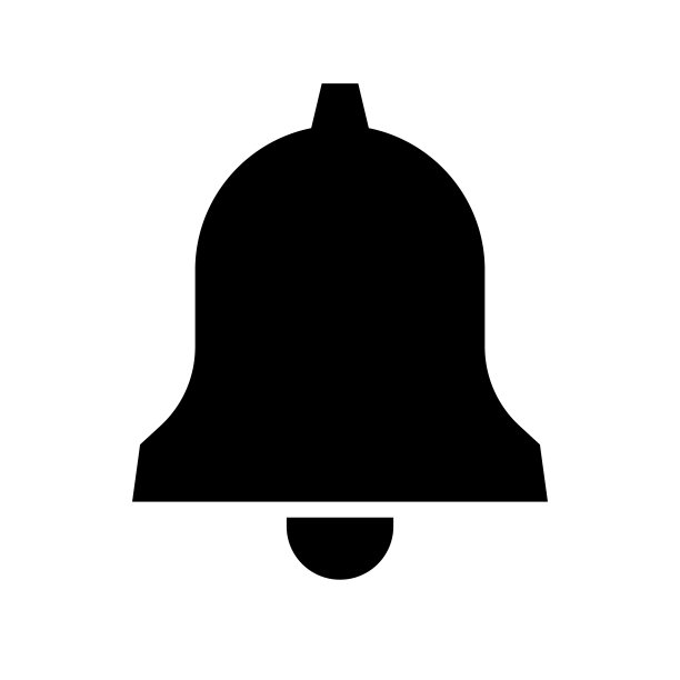 闹钟剪影图标。提醒。通知。向量。图片下载