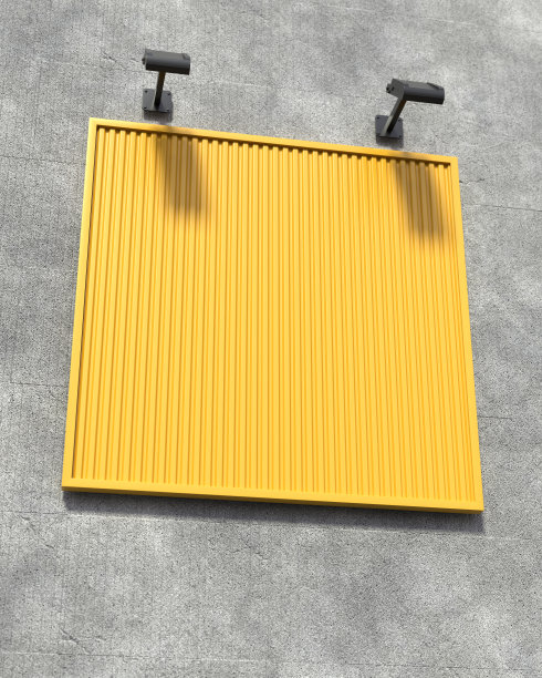 空白招牌店模型图片下载