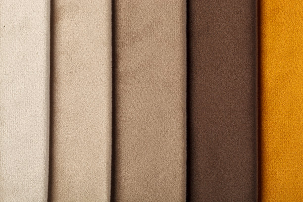 不同的丝绒面料样品图片下载