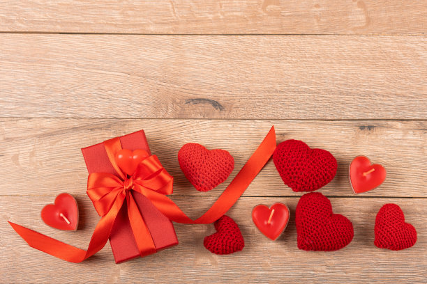 红色礼盒图片下载