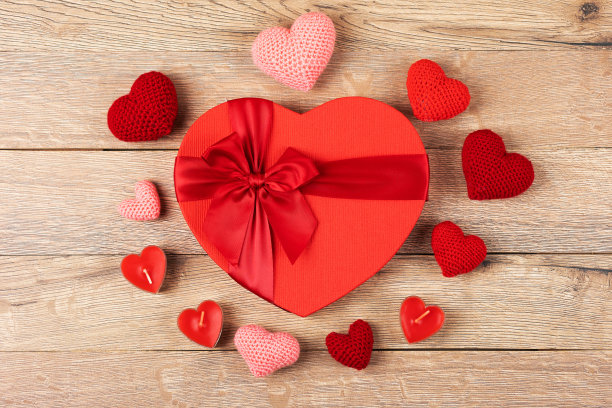 红色礼盒图片下载