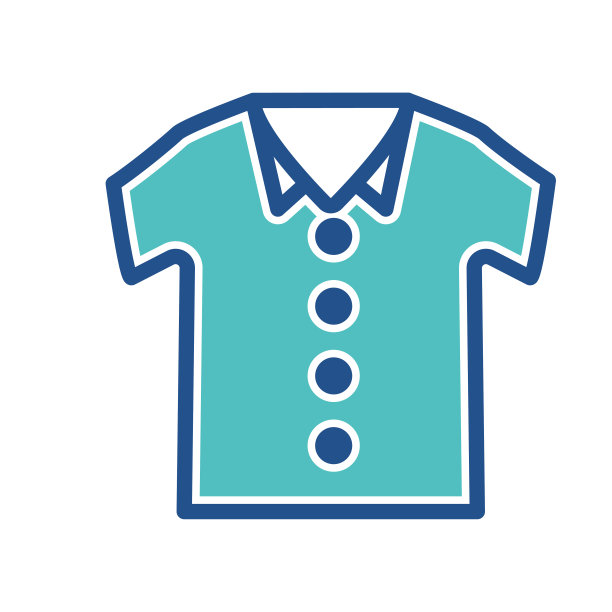 T恤图标设计，扁平化风格新潮收藏图片下载