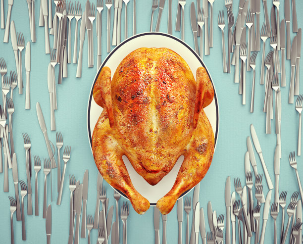 全烤鸡。图片下载