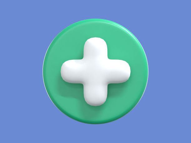 医学符号-保健概念的三维渲染图片下载