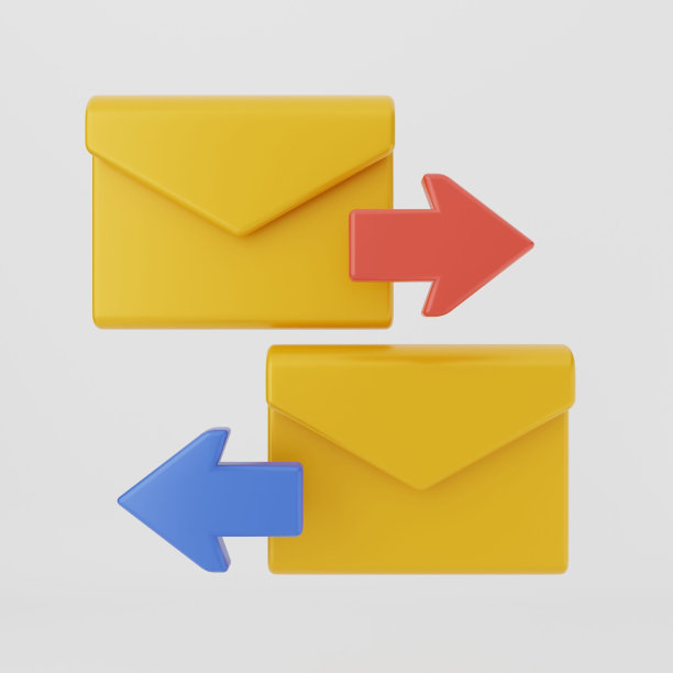 在灰色背景上的电子邮件图标的说明图片下载