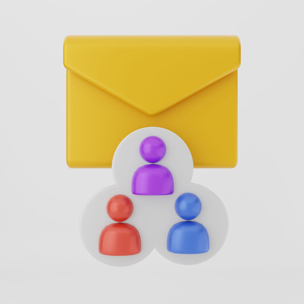 在灰色背景上的电子邮件图标的说明图片下载