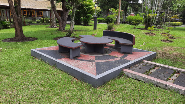 公园里的座位图片下载