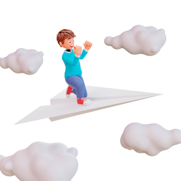 男孩与飞机股票插图和剪纸图片下载