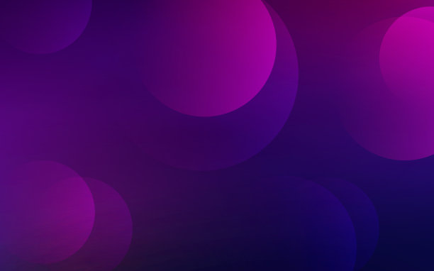 华丽的蓝色和紫色渐变设计与圆圈图片下载