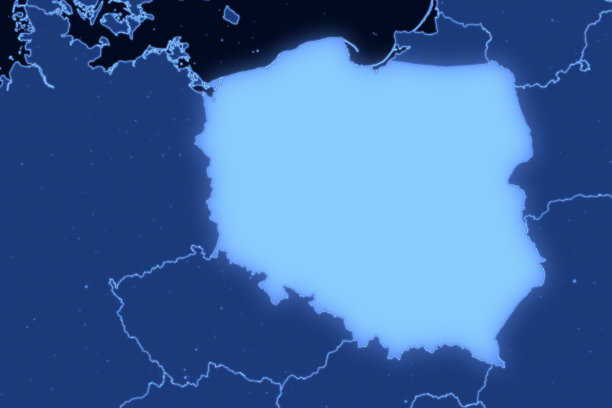 欧洲地图系列与波兰，未来图片下载