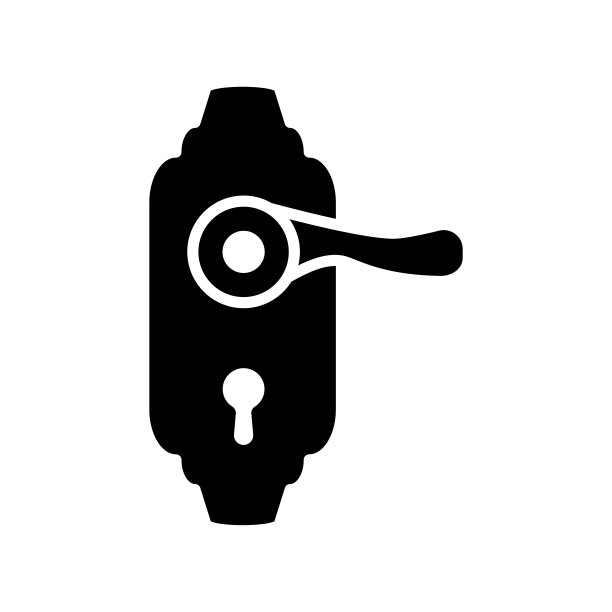 门把手图标设计，扁平化风格新潮合集图片下载