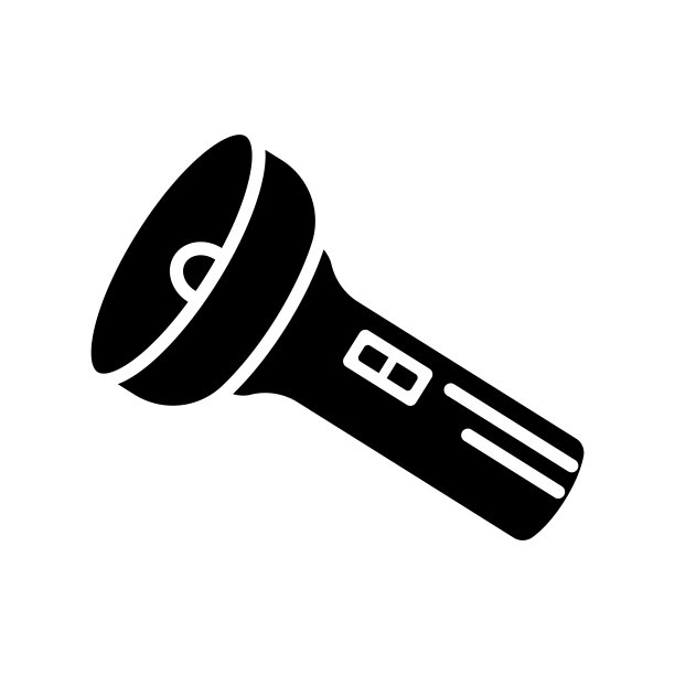 手电筒图标设计，平板风格新潮合集图片下载