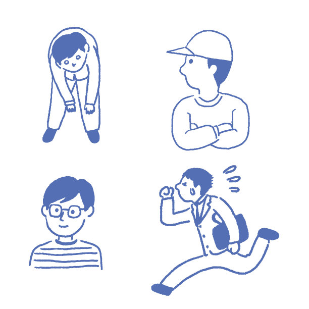 男性，通勤，抑郁，双臂交叉，思考，画线条图片下载