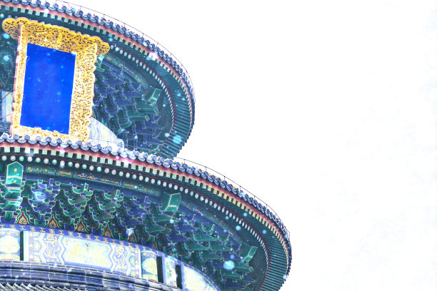 雨后的北京天坛图片下载