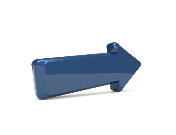 3d蓝色箭头符号图片下载