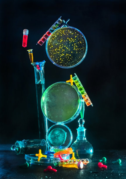 寻找具有抗菌活性的新物质。实验性药物发现。图片下载