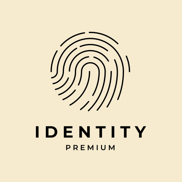 指纹锁安全安全标志矢量图片下载