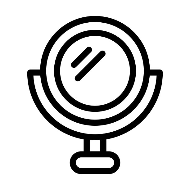 镜像粗线图标图片下载