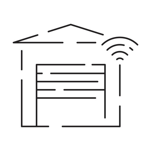 智能家居线性图标集合-控制照明，采暖，空调。用细等高线绘制的家庭自动化和远程监控符号集。矢量图图片下载