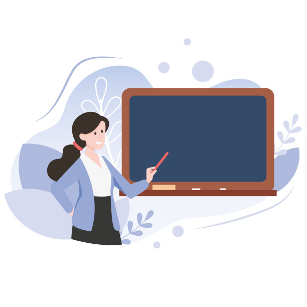 黑板前的老师图片下载